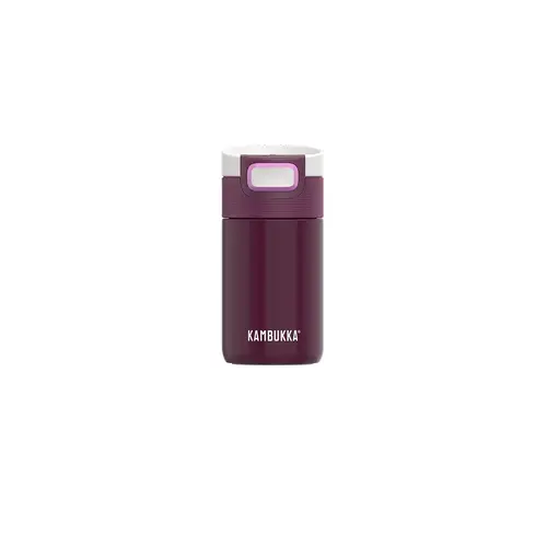 Термочаша ​от неръждаема стомана Kambukka Etna с термокапак 3 в 1 Snapclean®, 300 мл, Cherry Lacquer