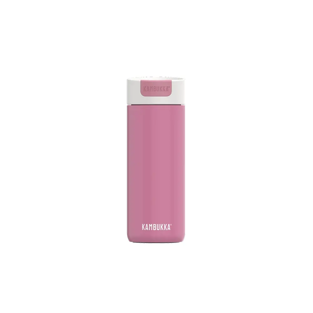 Cană termică din oțel inoxidabil Kambukka Olympus cu capac termic Snapclean®, 500 ml, Macaron Pink