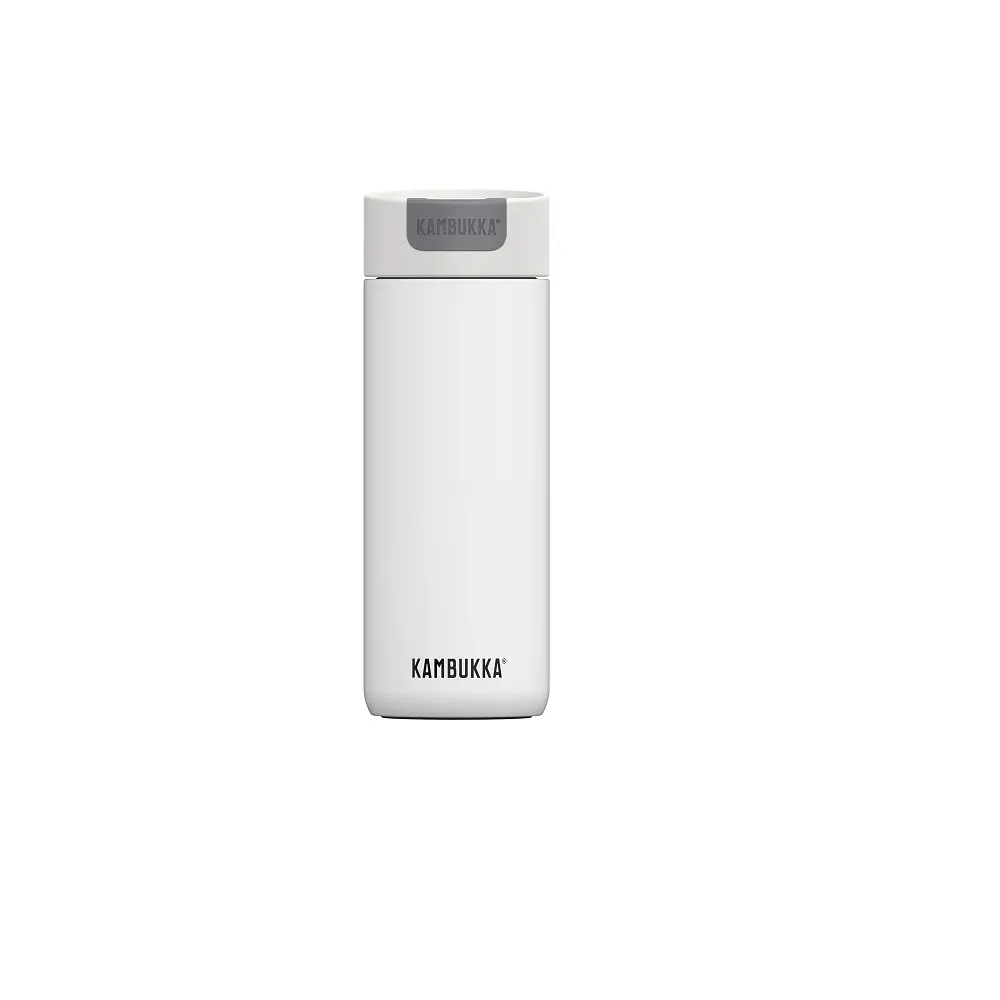 Термочаша от неръждаема стомана Kambukka Olympus с термокапак Snapclean®, 500 мл, Marshmallow White
