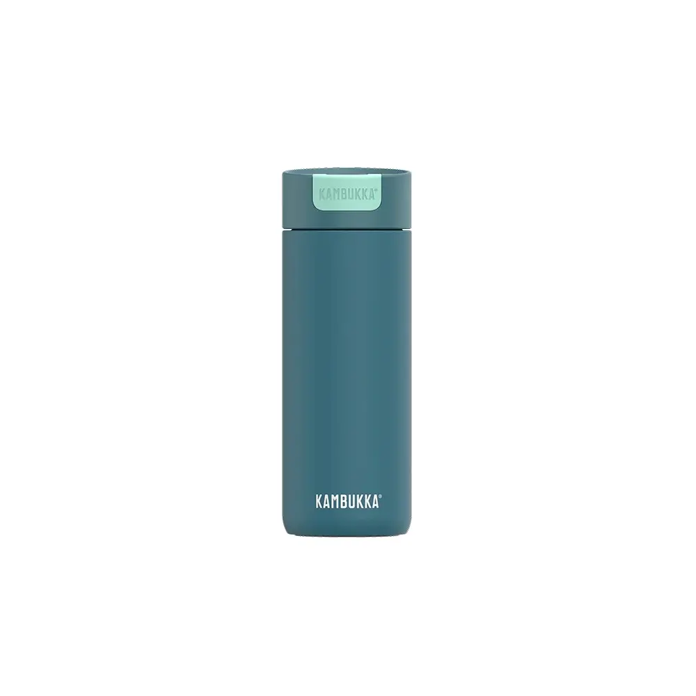 Cană termică din oțel inoxidabil Kambukka Olympus cu capac termic Snapclean®, 500 ml, Peacock Blue