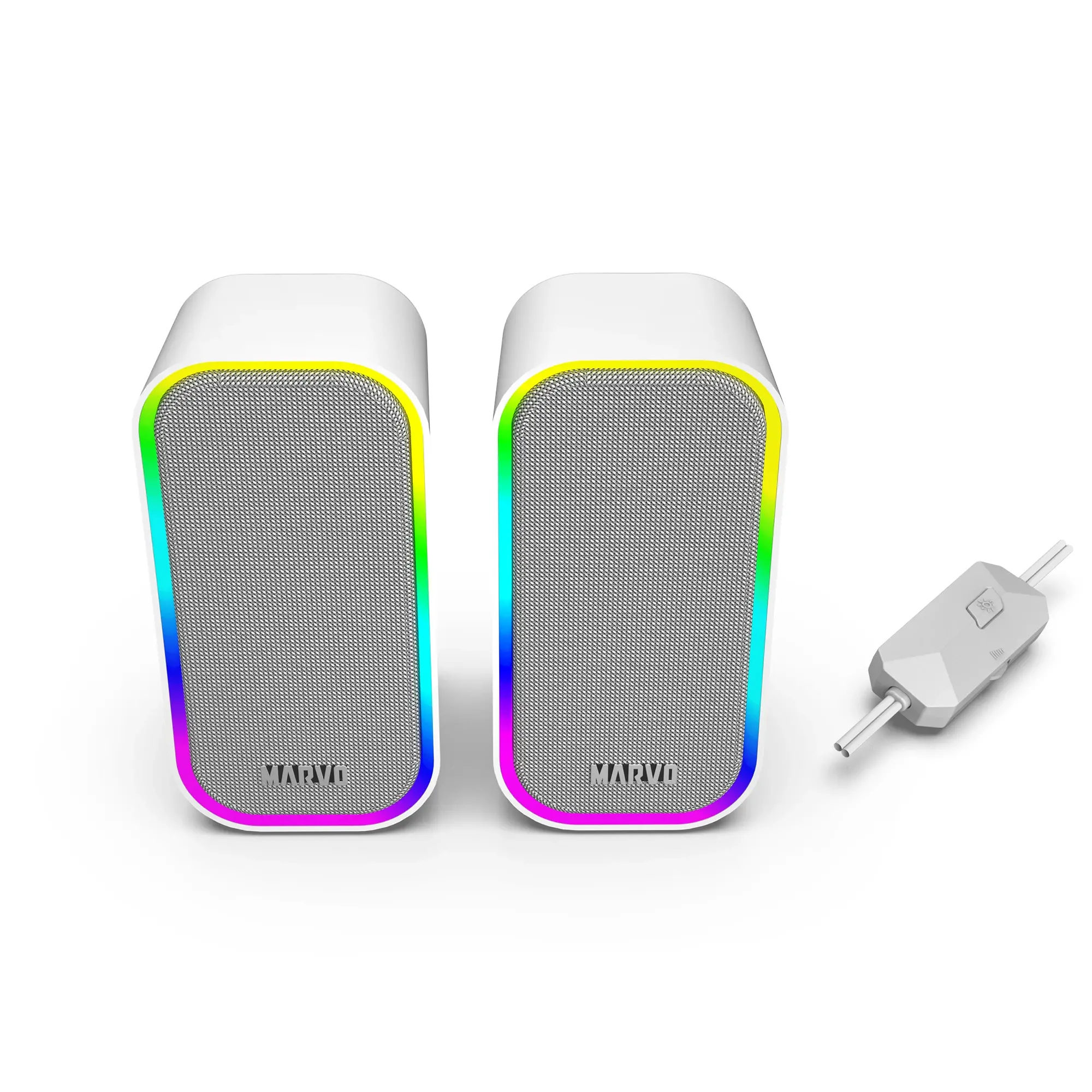 Marvo Тонколони Gaming Speakers 2.0 6W Havoc 20 Grey - MARVO-SG-285-GY - image 3