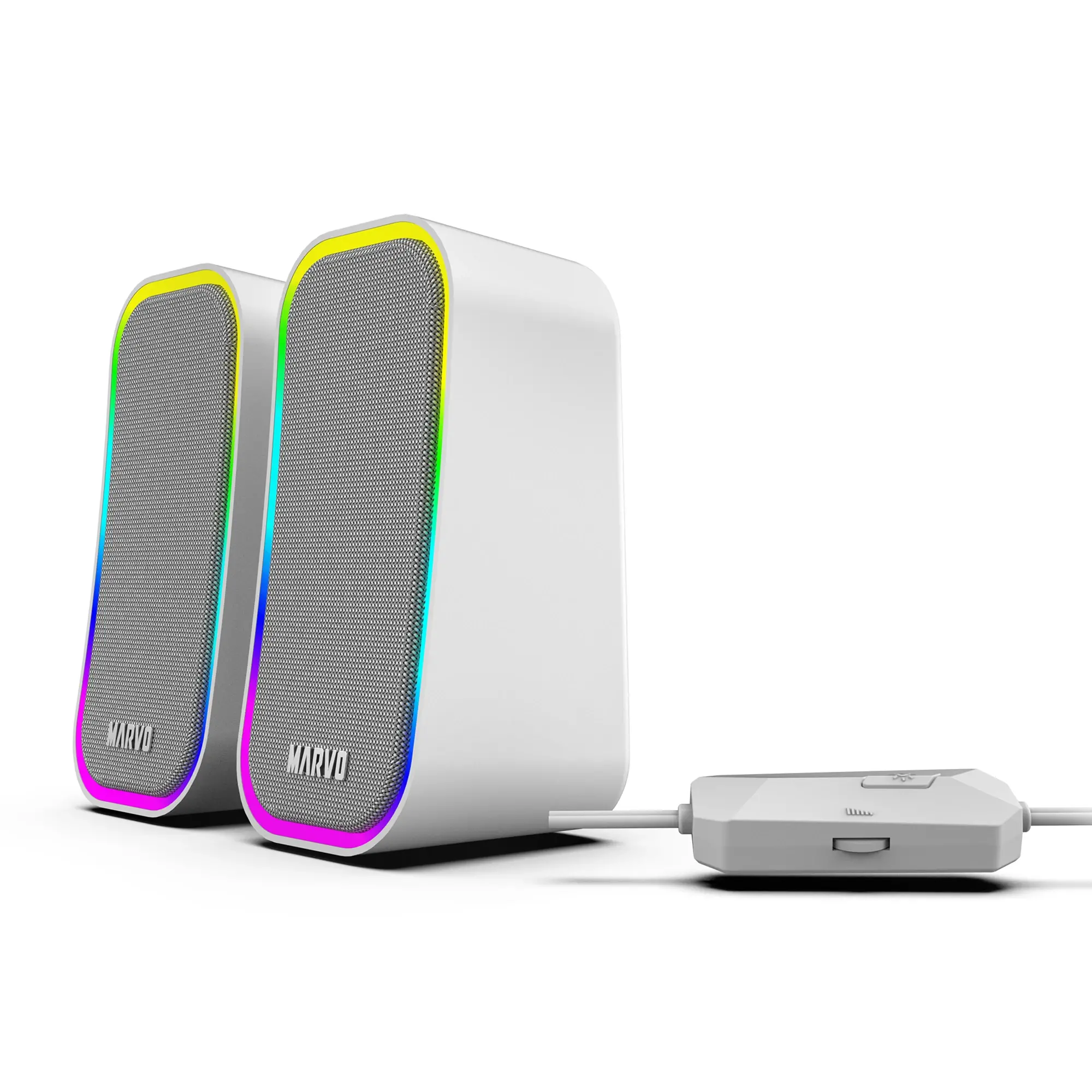 Marvo Тонколони Gaming Speakers 2.0 6W Havoc 20 Grey - MARVO-SG-285-GY - image 4