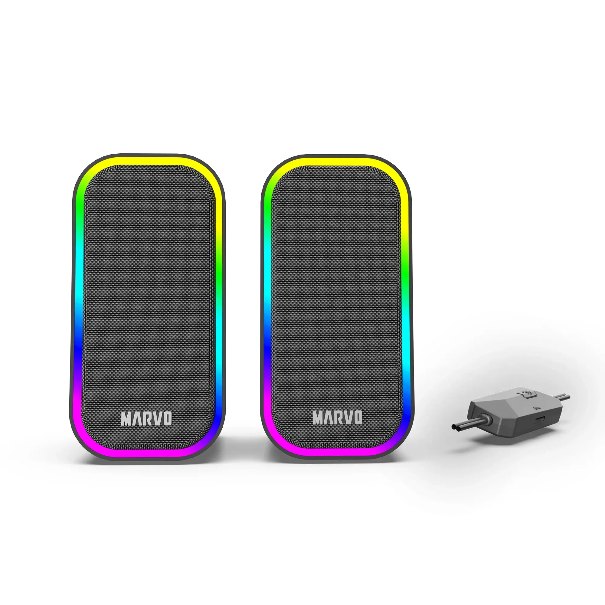 Marvo Тонколони Gaming Speakers 2.0 6W Havoc 20 Black - MARVO-SG-285-BK - image 2
