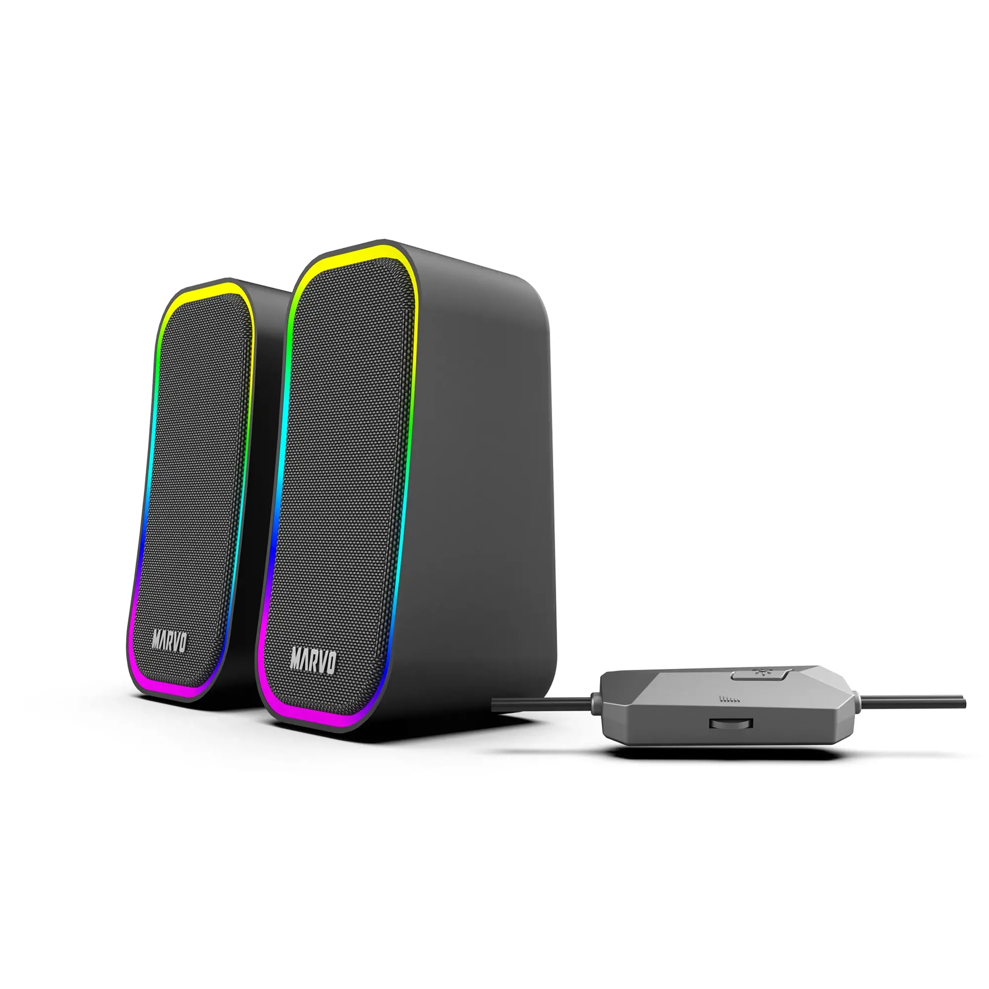 Marvo Тонколони Gaming Speakers 2.0 6W Havoc 20 Black - MARVO-SG-285-BK - image 4