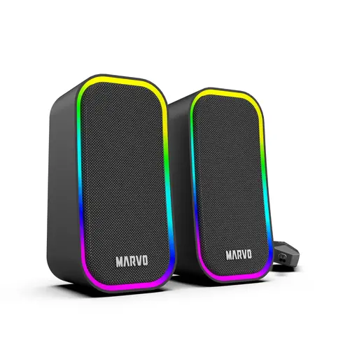 Marvo Ηχεία Gaming Speakers 2.0 6W Havoc 20 Black - MARVO-SG-285-BK
