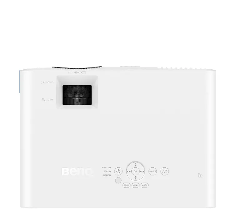 Мултимедиен проектор, BenQ LH550 DLP, FHD 1080P, 2600 ANSI lumens 1.1X, HDMIx2, USB-A, SmartEco; T/R: 1.49-1.64, Contrast Ratio (FOFO) 15,000:1, Display Color 30-bit (1.07 billion colors) Light Source LED, Audio out x1, 10W speaker, Light Source Life ECO 30000 hrs, White - image 4
