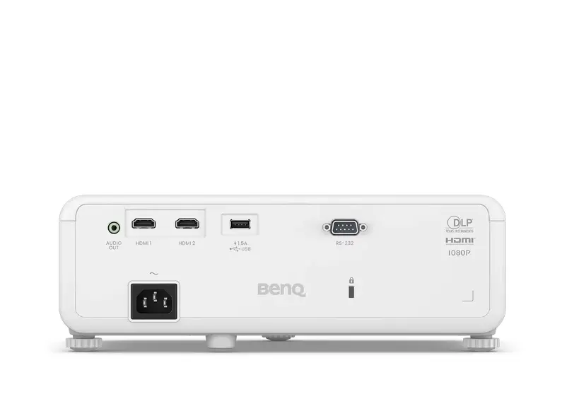 Мултимедиен проектор, BenQ LH550 DLP, FHD 1080P, 2600 ANSI lumens 1.1X, HDMIx2, USB-A, SmartEco; T/R: 1.49-1.64, Contrast Ratio (FOFO) 15,000:1, Display Color 30-bit (1.07 billion colors) Light Source LED, Audio out x1, 10W speaker, Light Source Life ECO 30000 hrs, White - image 5