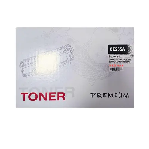 УНИВЕРСАЛНА КАСЕТА ЗА HP Laserjet P3010/P3015/P3015d/P3015dn/P3015x/Ent 500 M525c/CANON i-SENSYS LBP6750dn - CRG724 (CRG-724)/CRG524 (CRG-524)/CRG324 (CRG-324)/CRG124 (CRG-124)/CRG727 (CRG-727) - CE255A - /55A/ - Black - PN HT-CE255A - NEOMAX