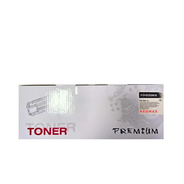 Cartuș toner, NEOMAX, universal, capacitate mare, Negru – compatibil cu HP CF410X (410X) și Canon CRG046HB (CRG-046HB) (1254C002AA), Color LaserJet