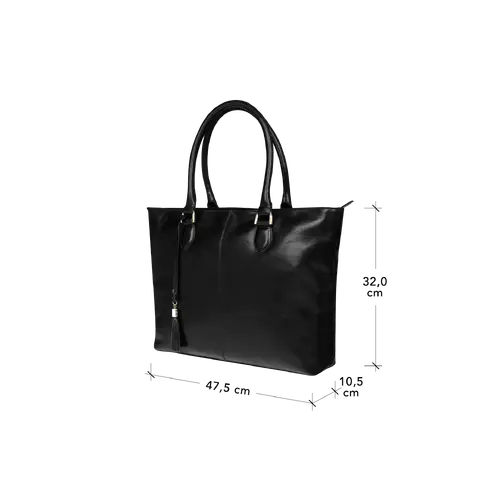 Дамска кожена чанта за лаптоп dbramante1928 Sophie Amalienborg 15" Laptop Bag, Black - image 2