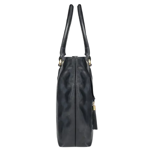 Дамска кожена чанта за лаптоп dbramante1928 Sophie Amalienborg 15" Laptop Bag, Black - image 4