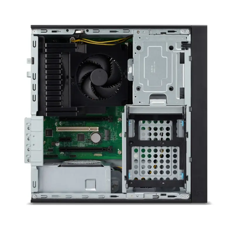 Настолен компютър, Acer Veriton, VX4720GT Core i5- 14400 (up to 4.7GHz, 20MB), 1*16GB DDR5, 512GB SSD M.2, DVD+RW, Intel UHD Graphics, TPM 2.0, GLAN, 300W 80PLUS Bronze, KBD& Mouse USB, No OS, 3Y warranty - image 2