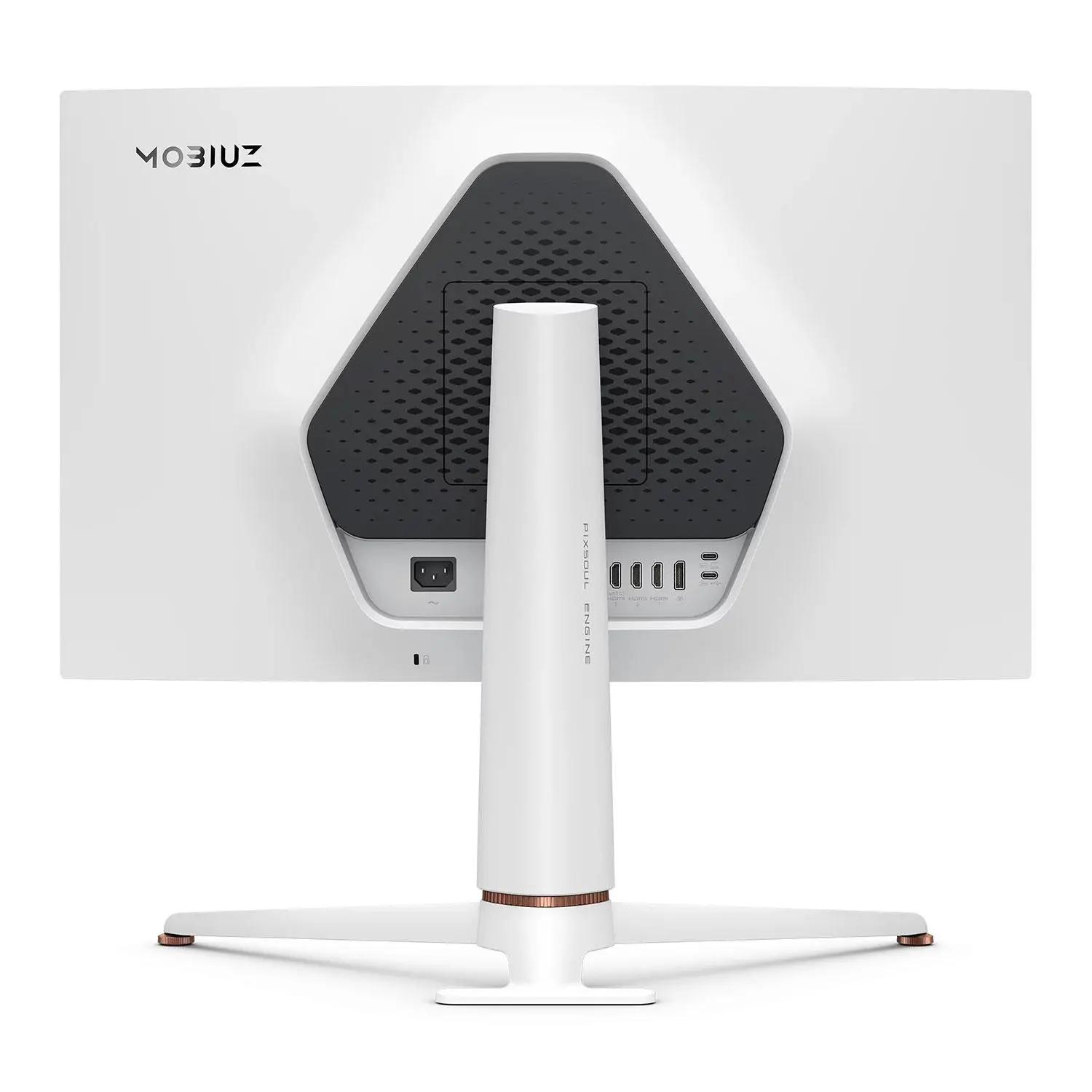 Монитор, BenQ MOBIUZ EX271U, 27", 4K UHD, IPS, 1ms GtG, 165Hz, 120Hz for Console with eARC, Color Shuttle, FreeSync Premium, B.I.+ Gen2, HDRi and HDR400, Quickit, 1200:1, 95% P3, 400 nits, USB-C (DP alt. PD 65W),USB Hub, HDMI 2.1, DP, Height Adj. 100mm, White - image 3