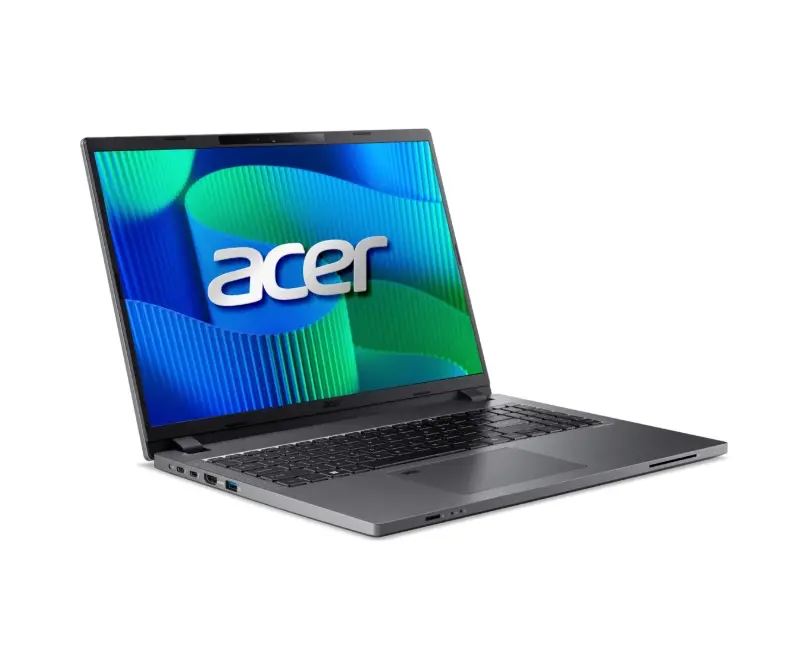 Лаптоп, Acer Travelmate P2 TMP216-51-G2-TCO-53M1, Intel Core i5 1334U (3.4GHz up to 4.6Ghz,12MB), 16'' WUXGA (1920 x1200) IPS, 16GB DDR5 (1 slot free), 512GB PCIe NVMe SSD+ HDD ugrade kit, TPM 2.0, FPR, WiFi 6E, BT 5.3, KB Backlit, Win11 PRO EDU, 3Y Warranty - image 1