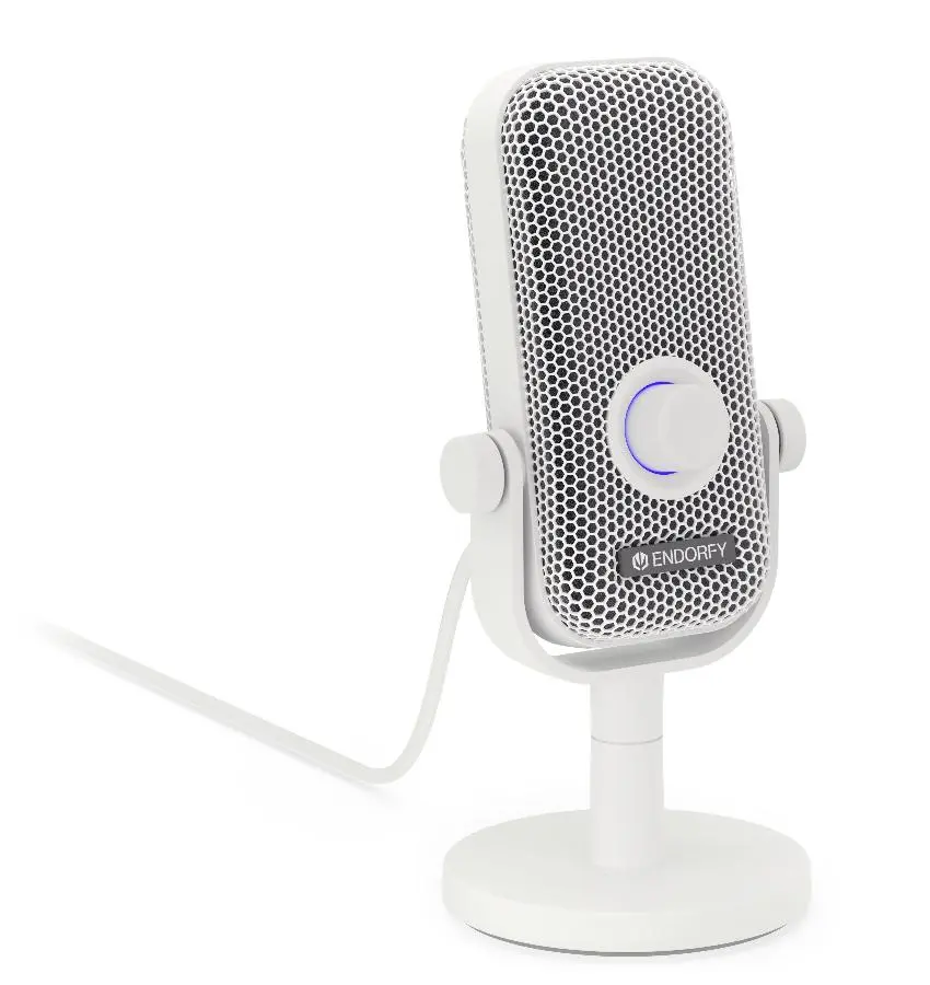 Επιτραπέζιο μικρόφωνο ENDORFY Solum Voice S - Onyx White