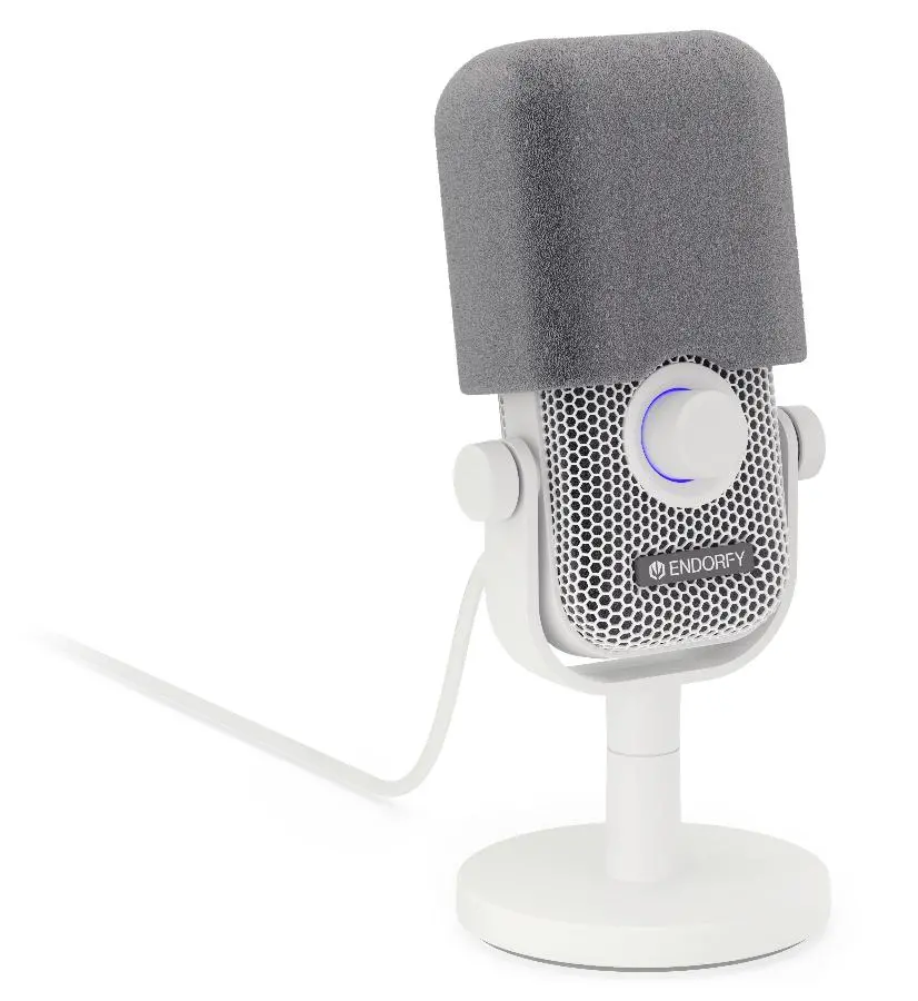 Настолен микрофон ENDORFY Solum Voice S - Onyx White - image 1