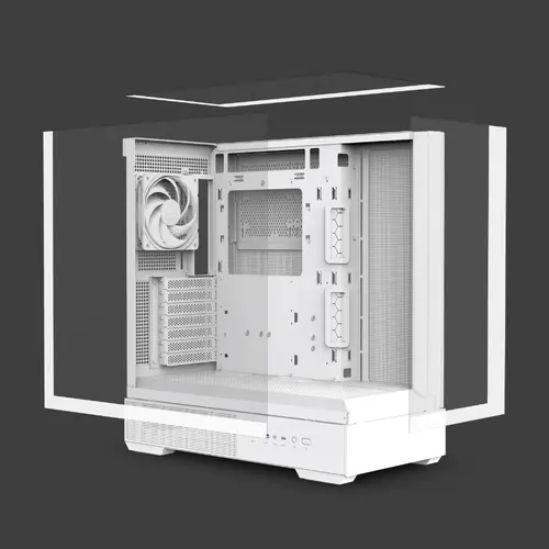 Zalman кутия Case ATX - P40 Prism White - image 12