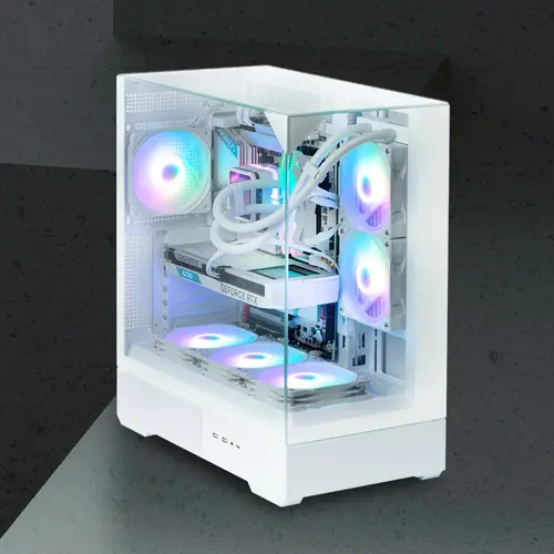 Zalman кутия Case ATX - P40 Prism White - image 13