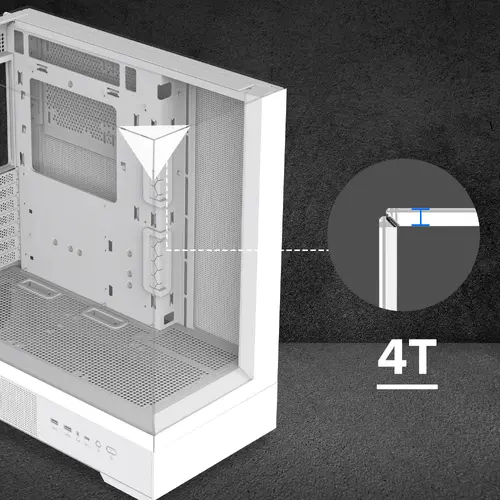 Zalman кутия Case ATX - P40 Prism White - image 15