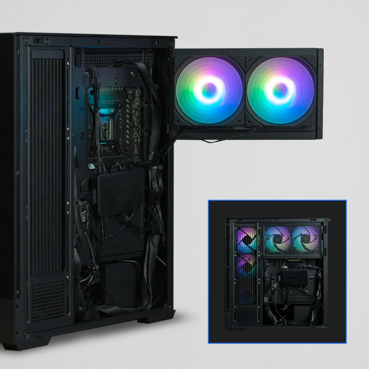 Zalman кутия Case ATX - P40 Prism White - image 17