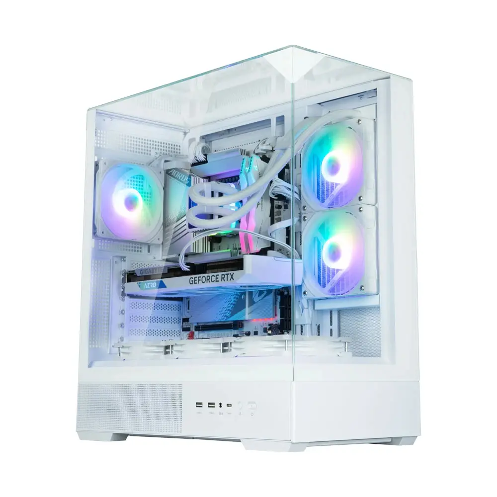 Zalman кутия Case ATX - P40 Prism White - image 2