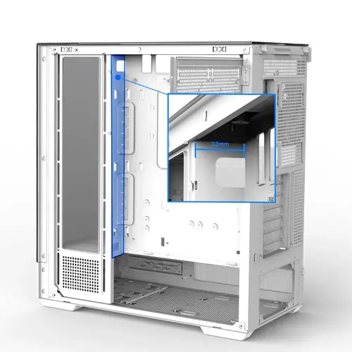 Zalman кутия Case ATX - P40 Prism White - image 20