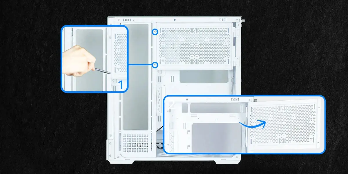Zalman кутия Case ATX - P40 Prism White - image 25