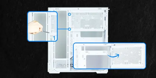 Zalman кутия Case ATX - P40 Prism White - image 25