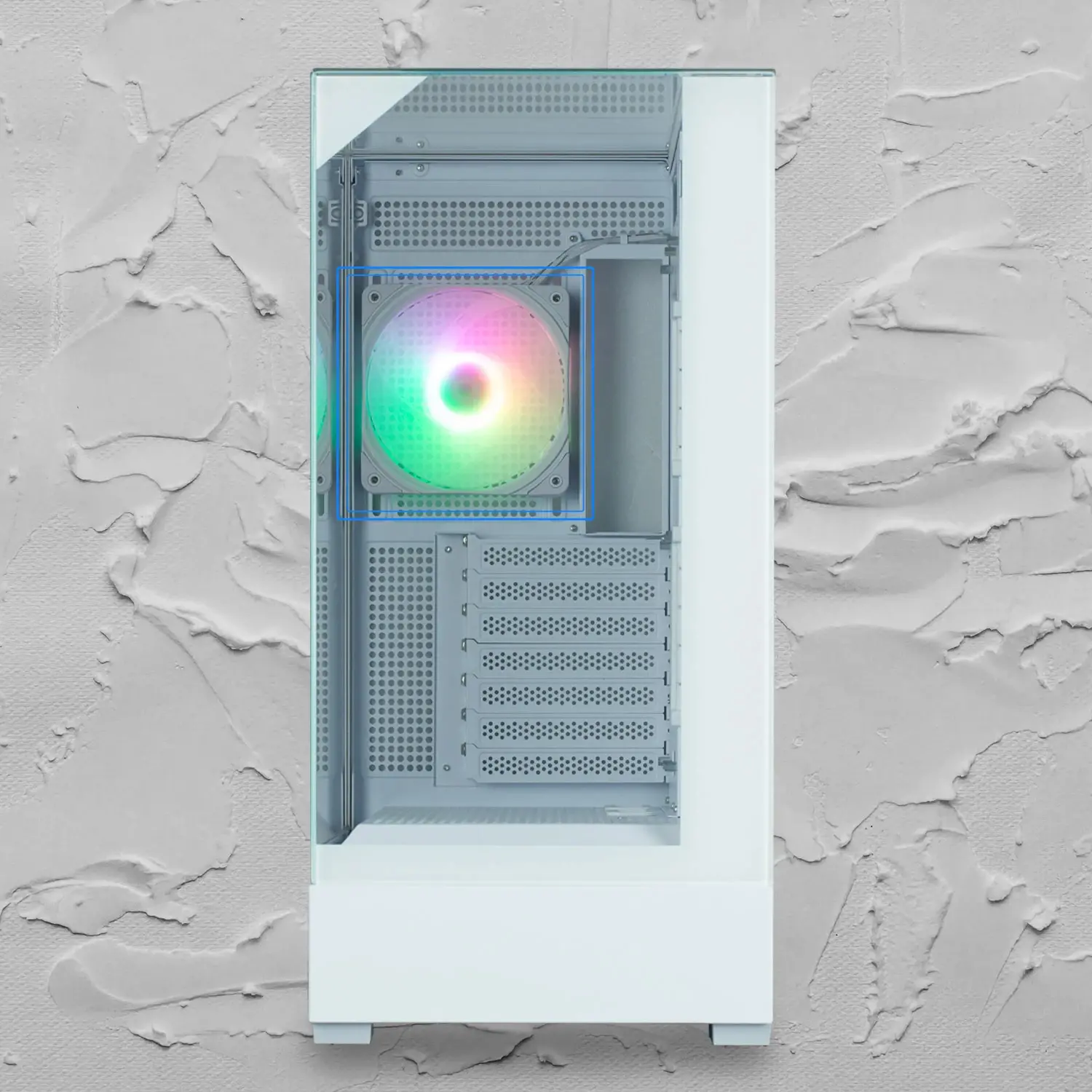 Zalman кутия Case ATX - P40 Prism White - image 26