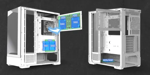 Zalman кутия Case ATX - P40 Prism White - image 29