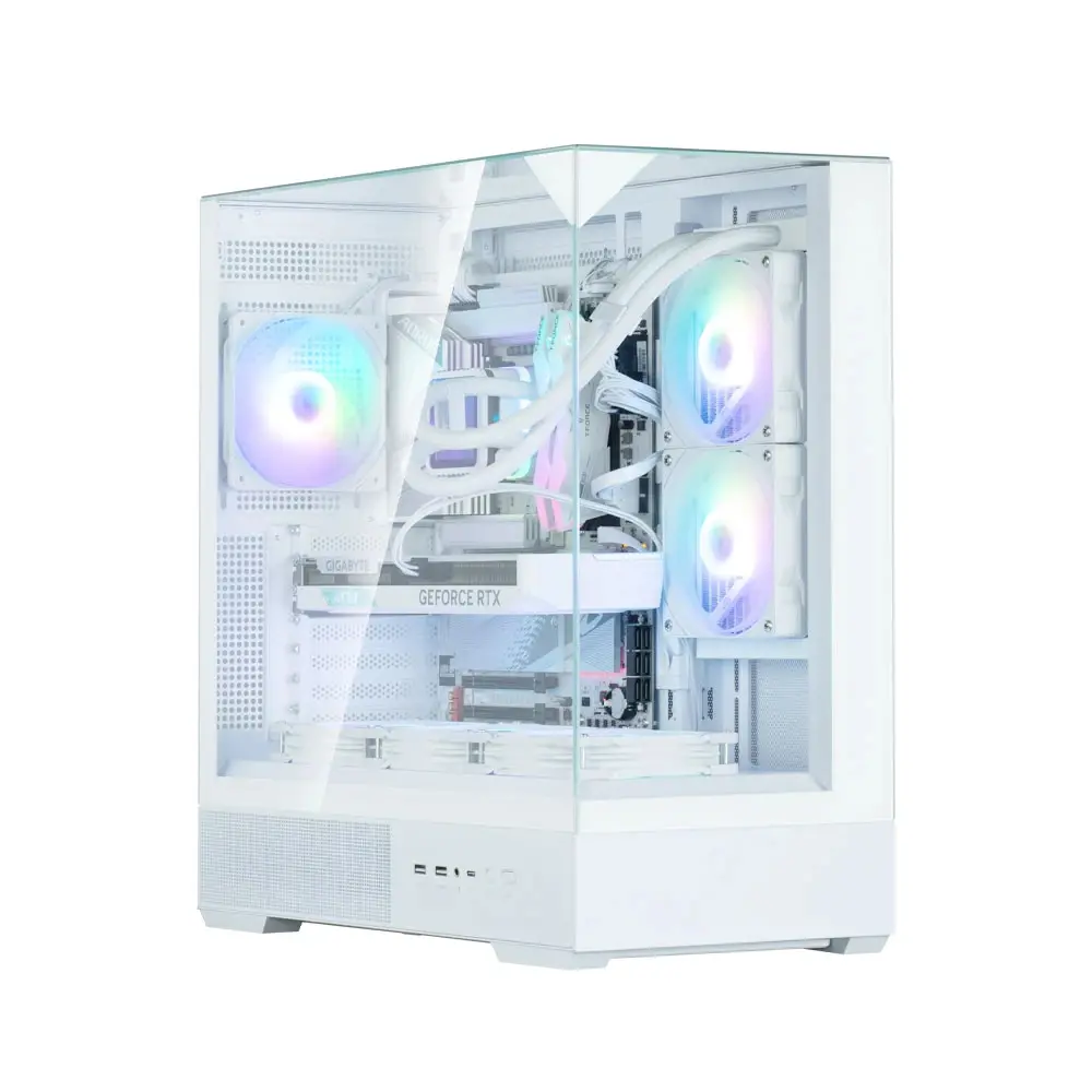Zalman кутия Case ATX - P40 Prism White - image 3