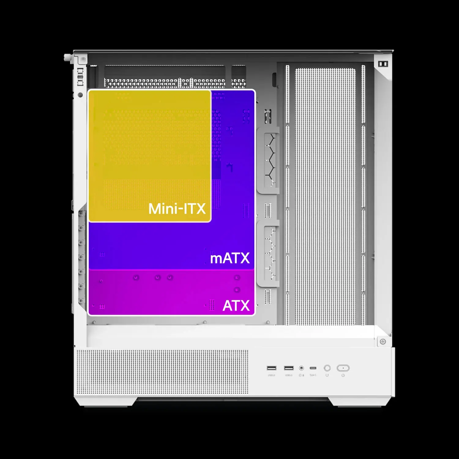 Zalman кутия Case ATX - P40 Prism White - image 31