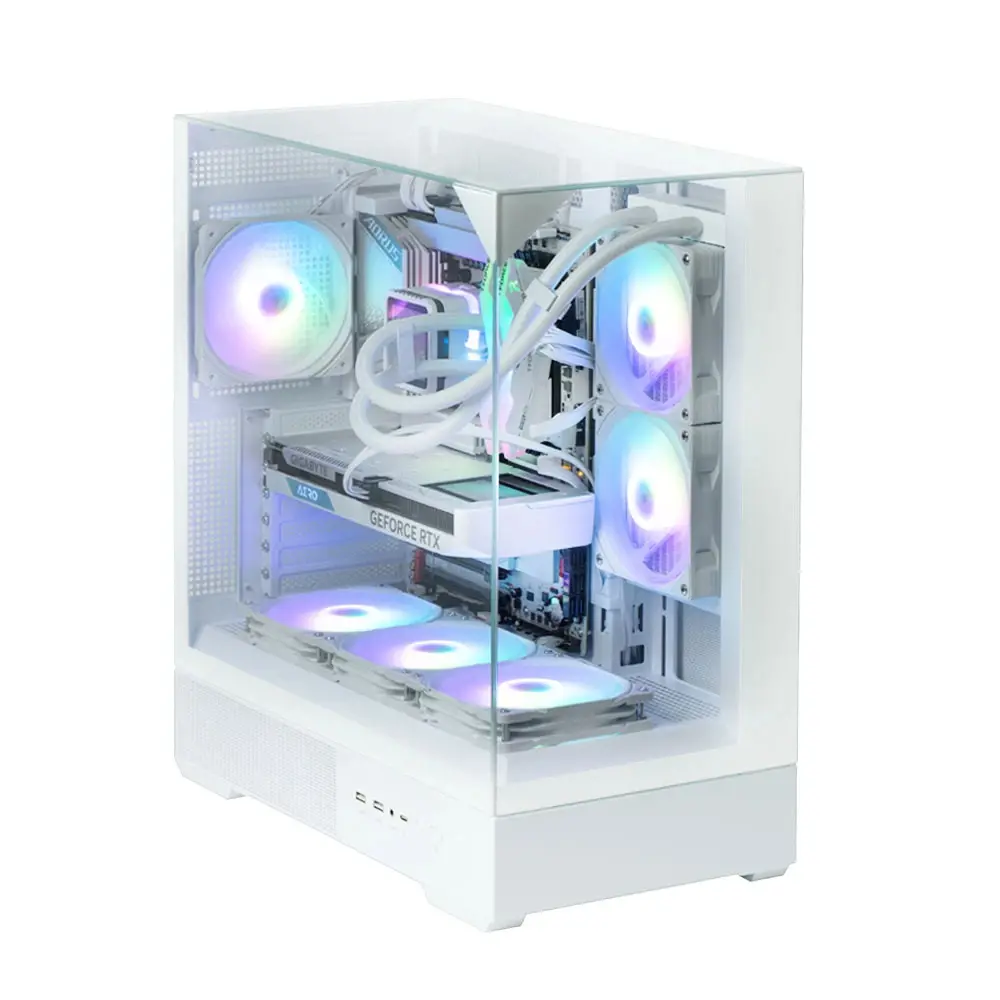Zalman кутия Case ATX - P40 Prism White - image 4