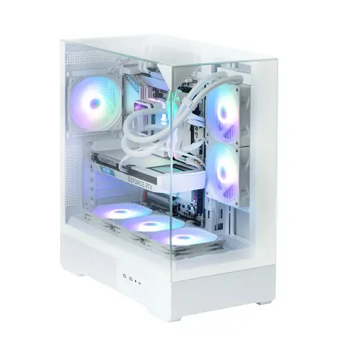 Zalman кутия Case ATX - P40 Prism White - image 4