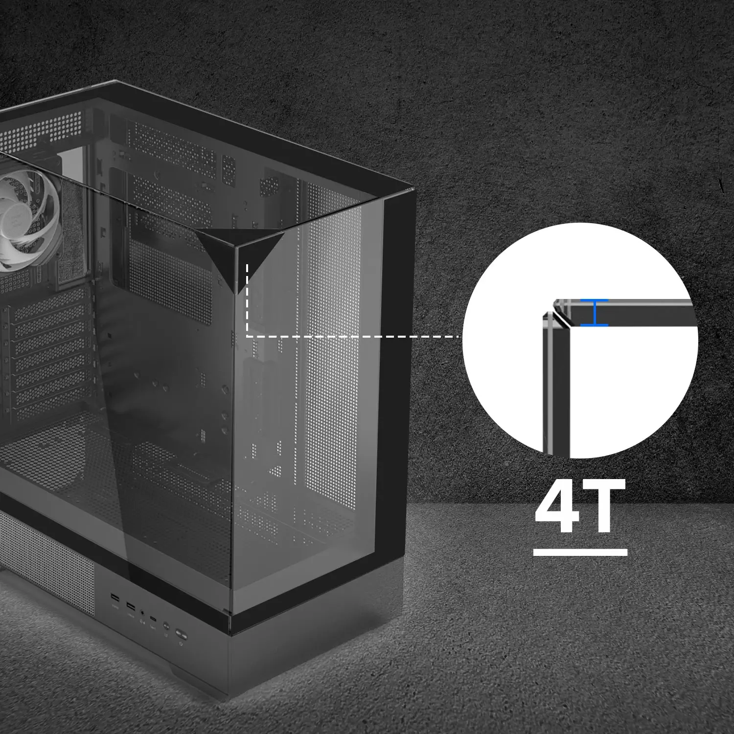 Zalman кутия Case ATX - P40 Prism Black - image 15