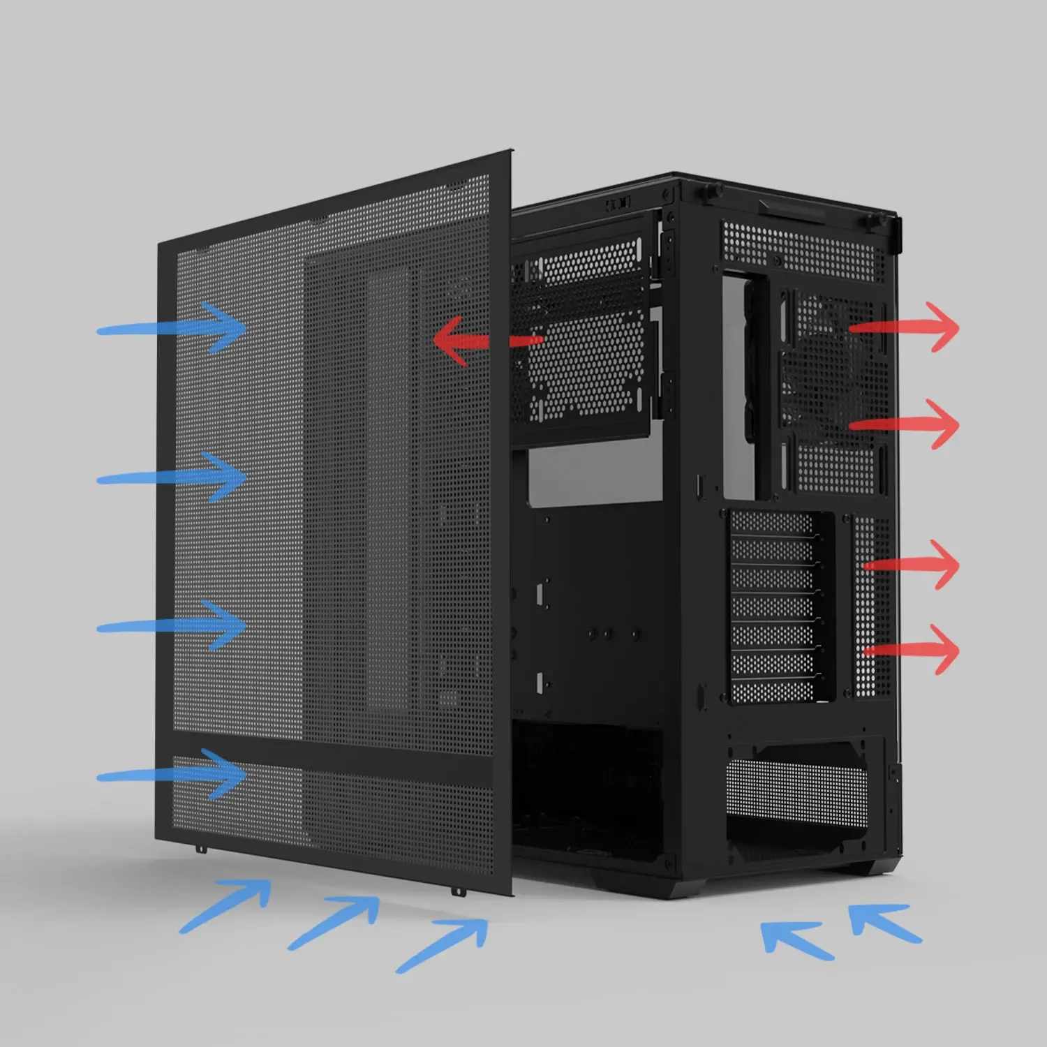 Zalman κουτί Case ATX - P40 Prism Black - image 18