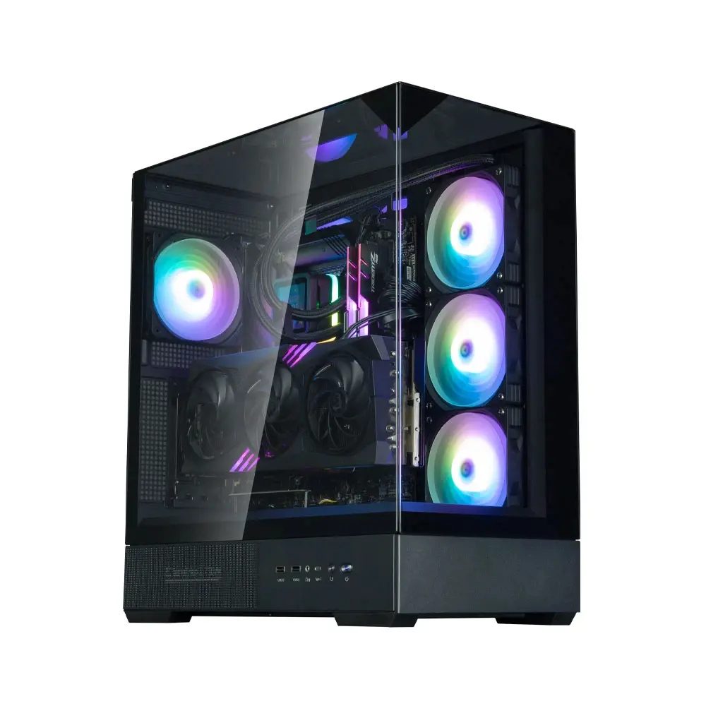Zalman carcasă Case ATX - P40 Prism Black - image 2