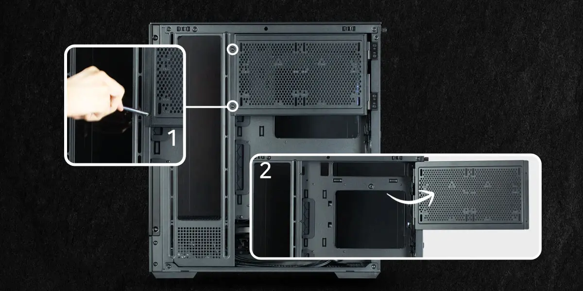 Zalman кутия Case ATX - P40 Prism Black - image 25