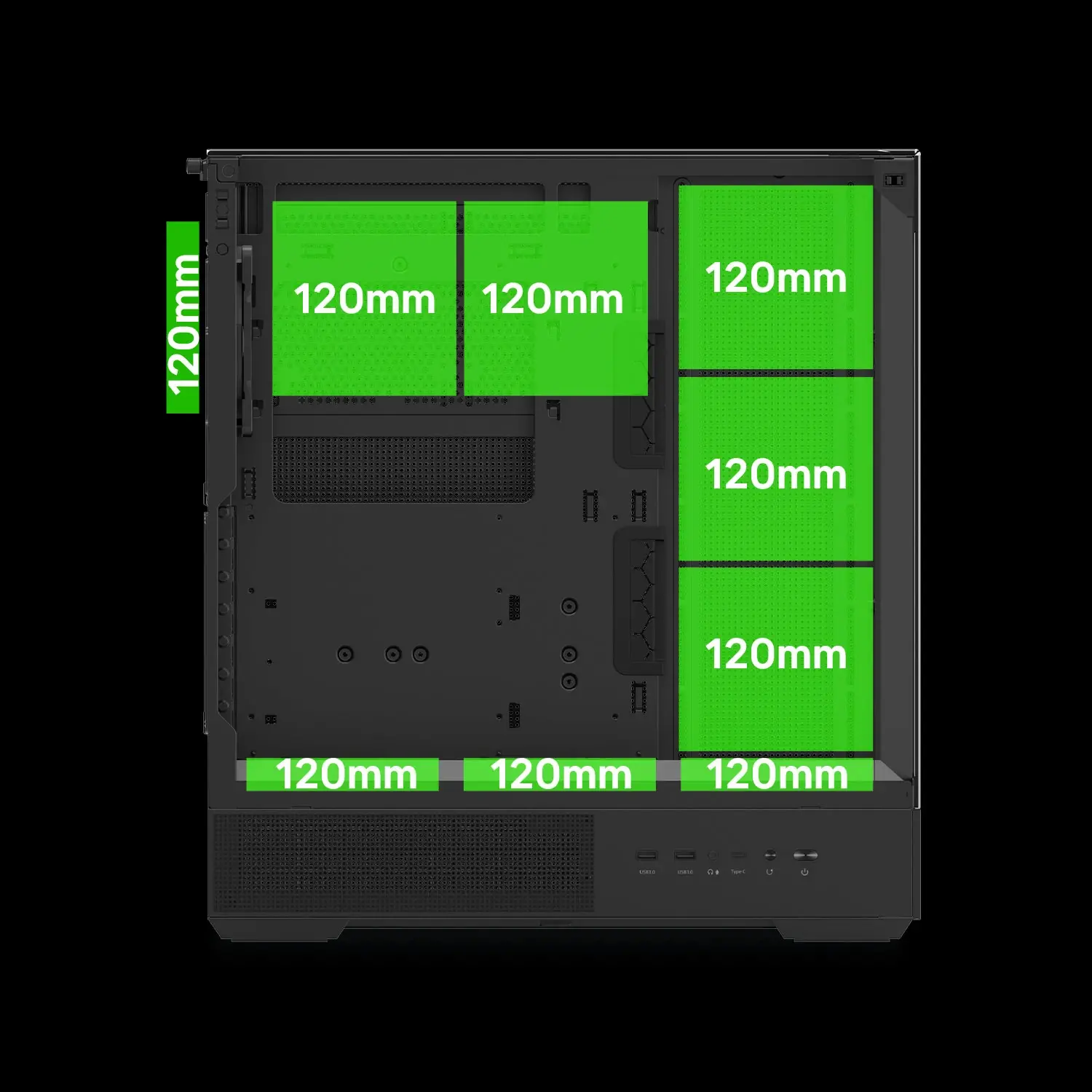 Zalman кутия Case ATX - P40 Prism Black - image 27