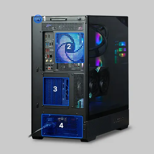Zalman κουτί Case ATX - P40 Prism Black - 35