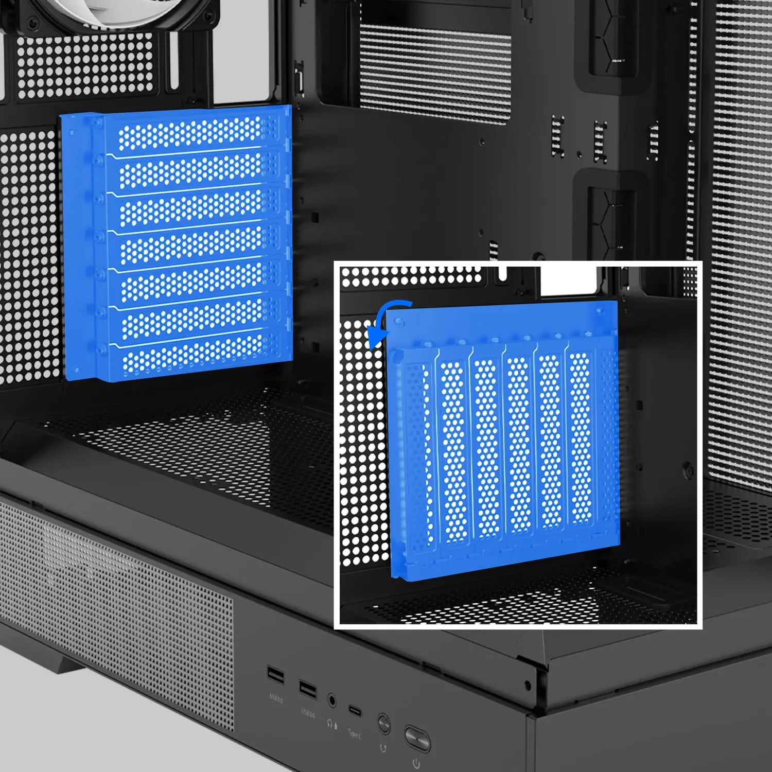Zalman кутия Case ATX - P40 Prism Black - image 35