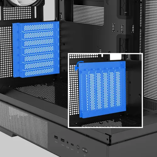 Zalman carcasă Case ATX - P40 Prism Black - 36