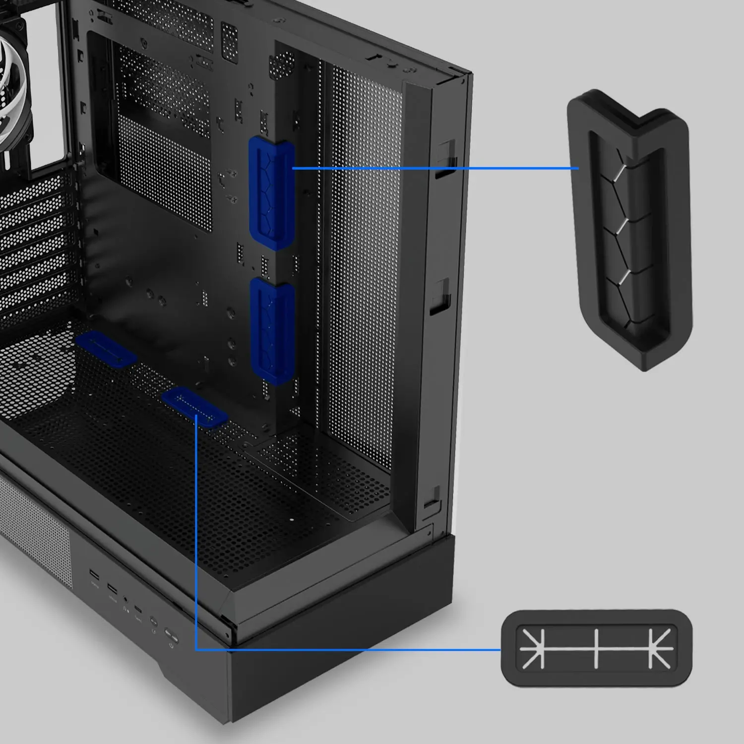 Zalman carcasă Case ATX - P40 Prism Black - image 36