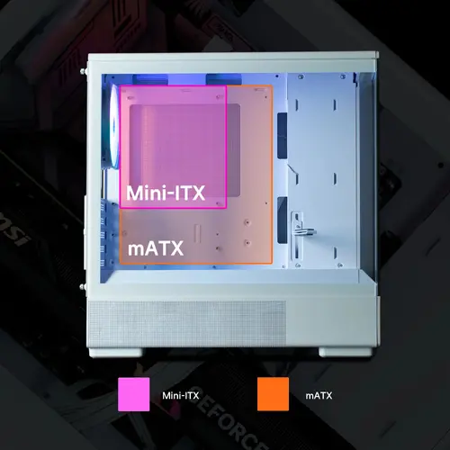 Zalman кутия Case mATX - P10 White - image 11