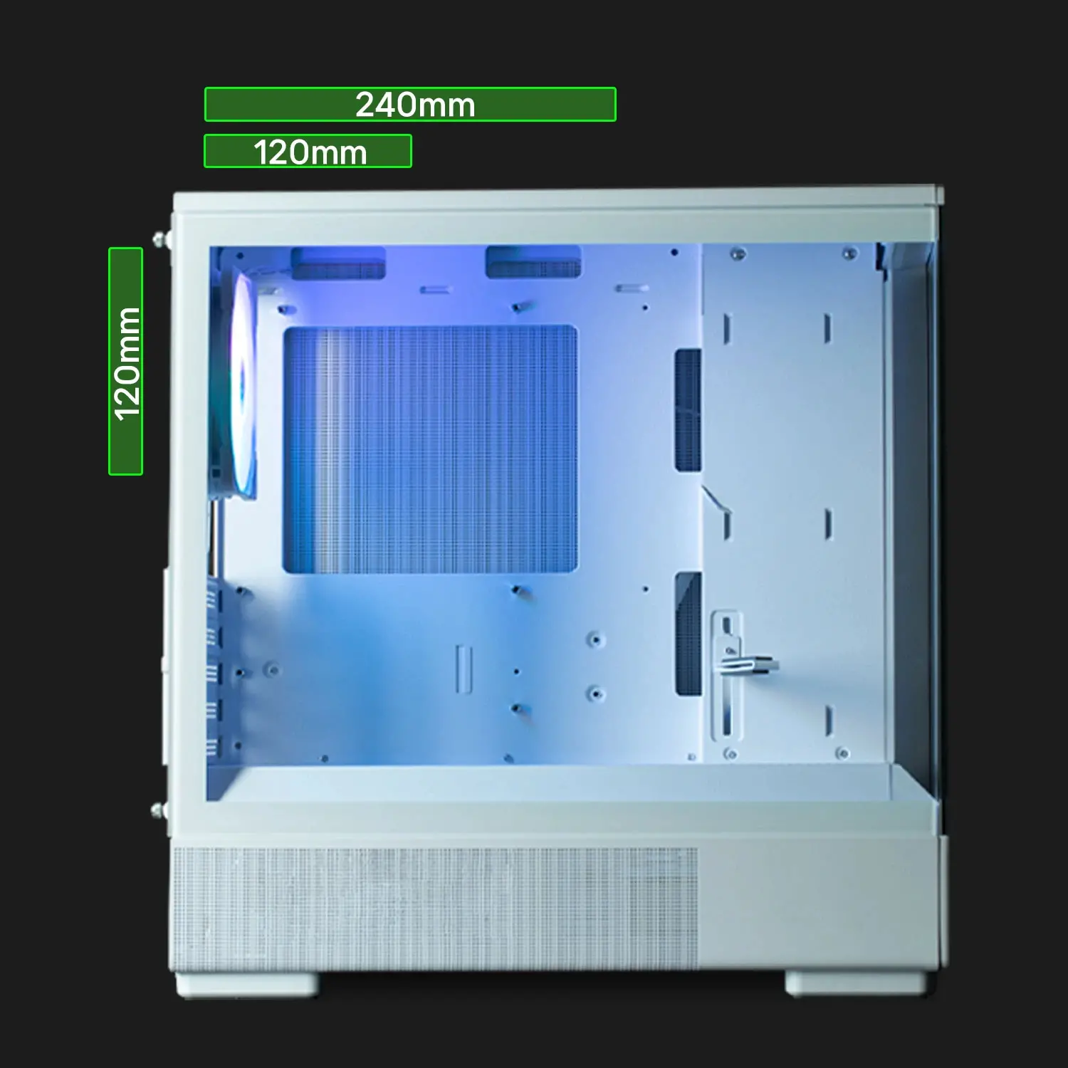 Zalman кутия Case mATX - P10 White - image 14