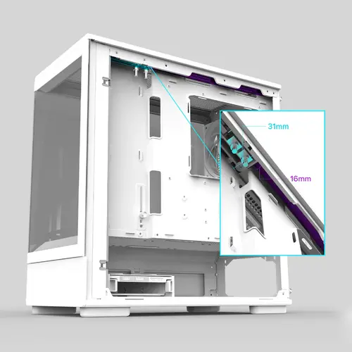 Zalman Κουτί Case mATX - P10 Λευκό - 18