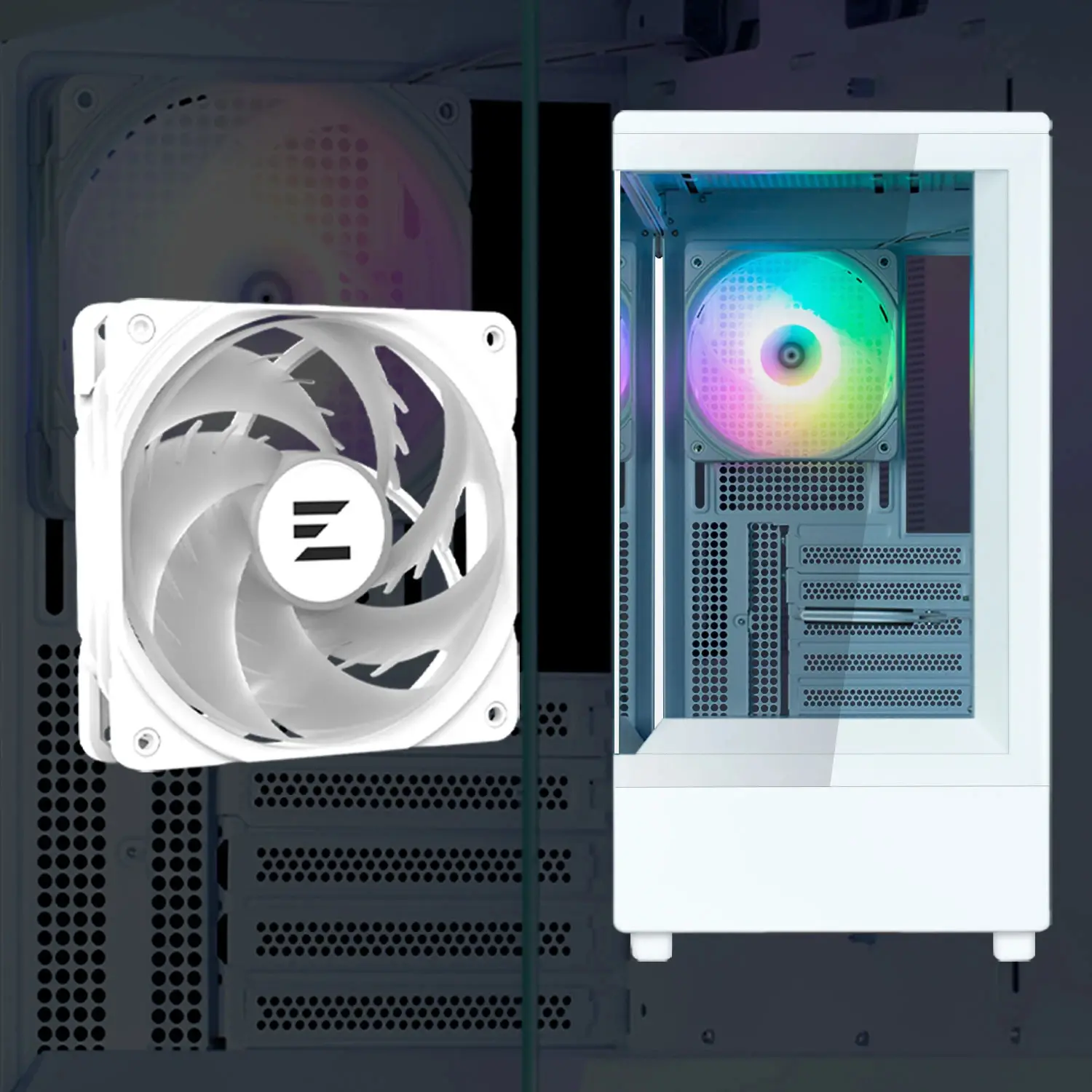 Zalman Carcasă Case mATX - P10 Alb - image 18
