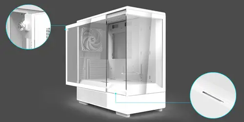 Zalman Carcasă Case mATX - P10 Alb - 24