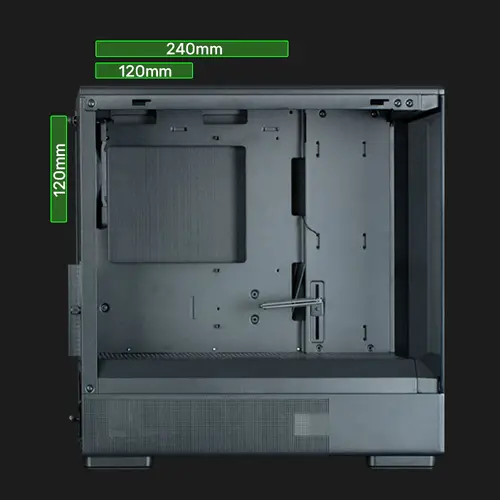 Zalman кутия Case mATX - P10 Black - image 13