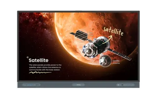 Интерактивен дисплей, BenQ Board Pro RP6504, Android 13, 8GB, 128GB, 20Wx2 speaker+subwoofer 16Wx1, AG, LBL(HW), FF, EyeSafe 2.0, Touchscreen, Buttons, Front ports, Pens, Remote control/ Temp., Humidity, CO2, PM2.5, PM10, TVOC, CH2O, Air ionizer, USB-C, RJ45 x2, OPS  slot